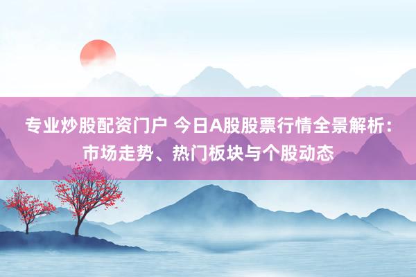 专业炒股配资门户 今日A股股票行情全景解析：市场走势、热门板块与个股动态