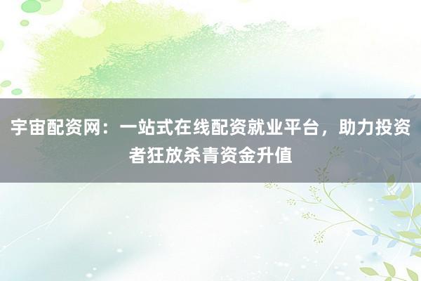 宇宙配资网：一站式在线配资就业平台，助力投资者狂放杀青资金升值