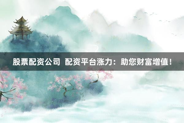 股票配资公司  配资平台涨力：助您财富增值！