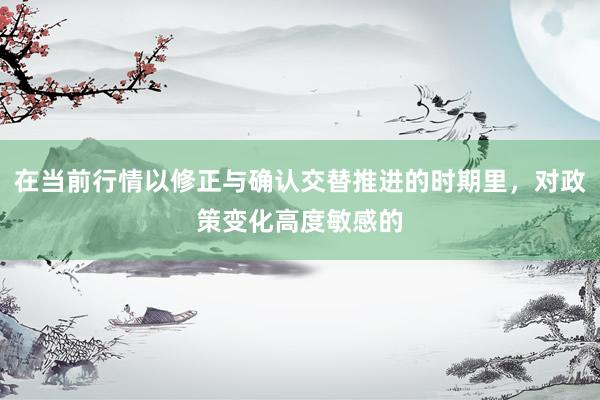 在当前行情以修正与确认交替推进的时期里，对政策变化高度敏感的