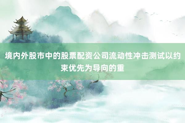 境内外股市中的股票配资公司流动性冲击测试以约束优先为导向的重